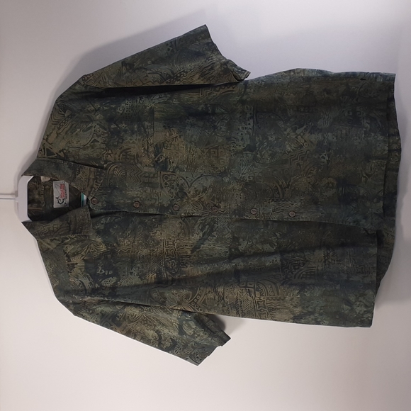 World Wide Sportsman Fishing  Casual Button Down Shirt Men's Size Medium - Picture 2 of 16